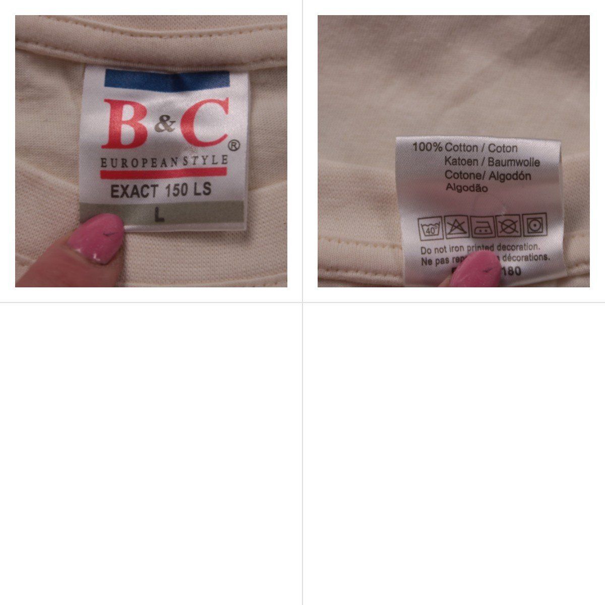 футболка B&C