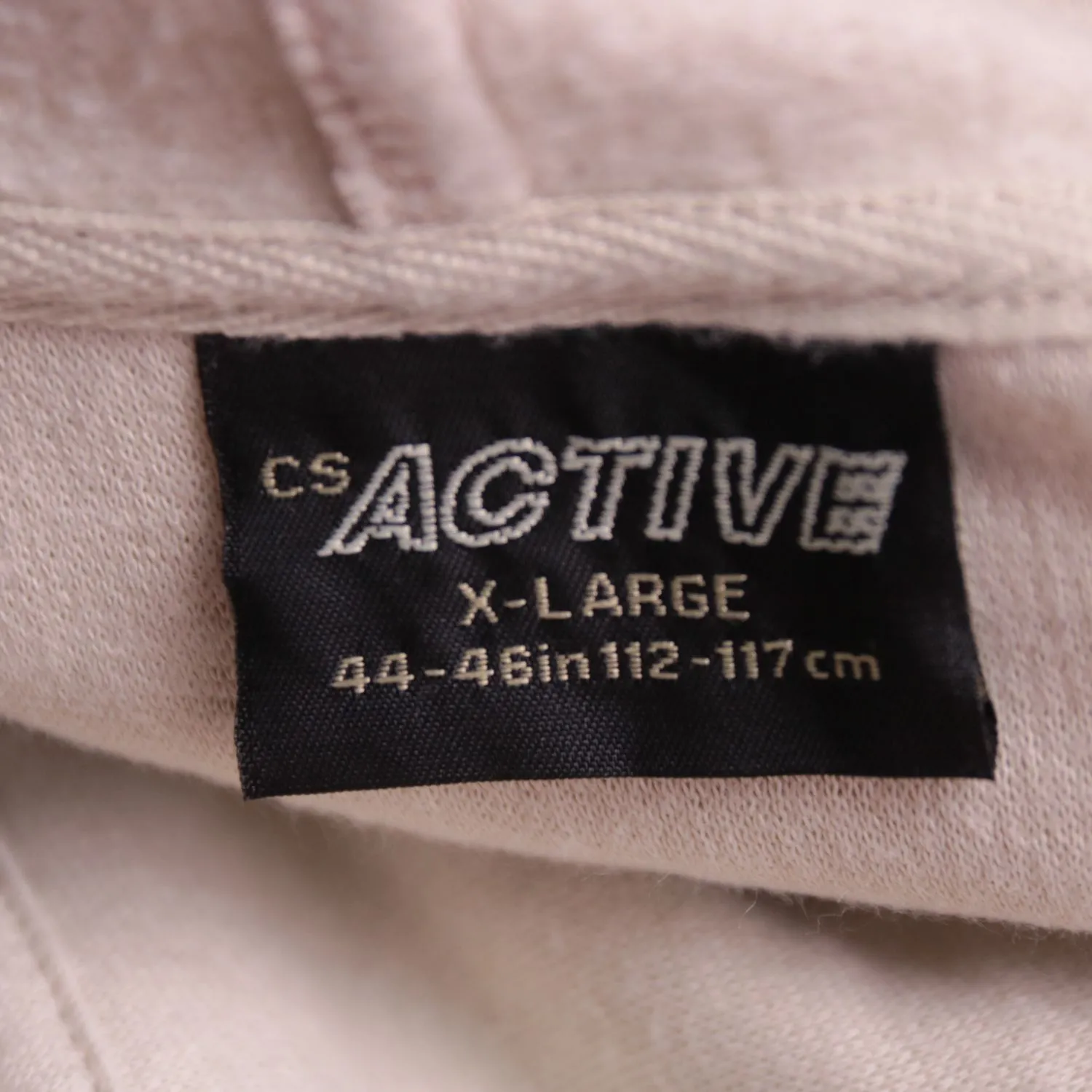 Бежевая толстовка CS Active с капюшоном, размер 54 (XL)
