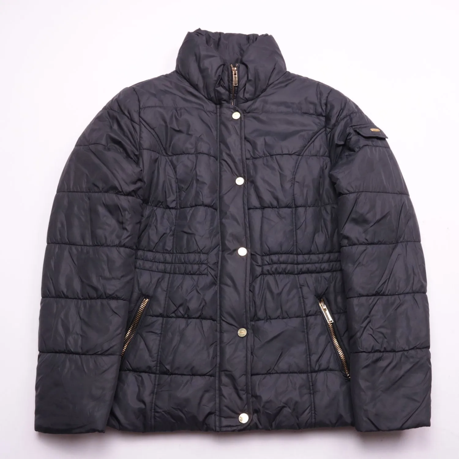 Чёрная куртка Outerwear стёганая на молнии, размер 50 (L/XL)