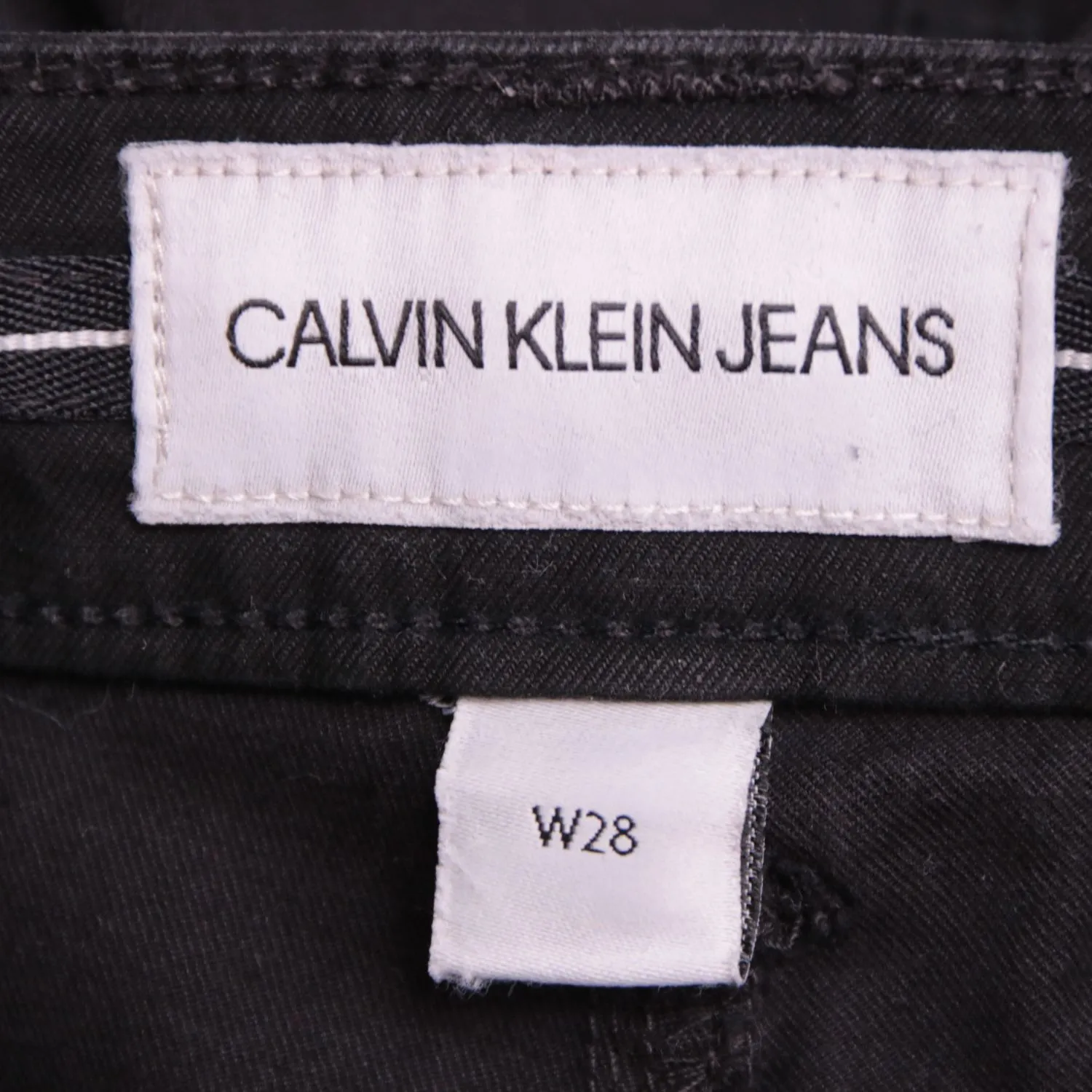 Чёрные брюки карго Calvin Klein Jeans с карманами, размер 44 (S/M)