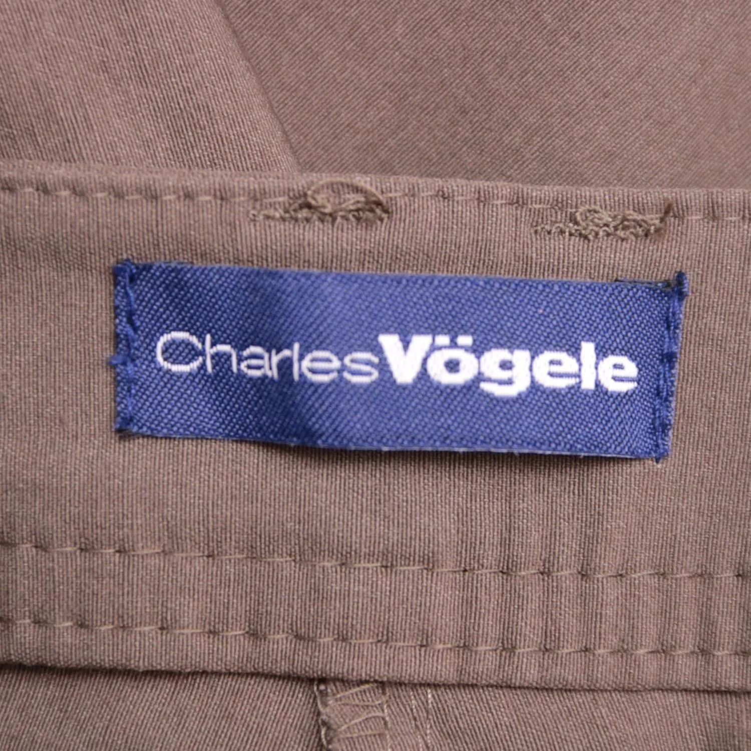 Коричневые брюки Charles Vögele прямого кроя, размер 44 (S/M)