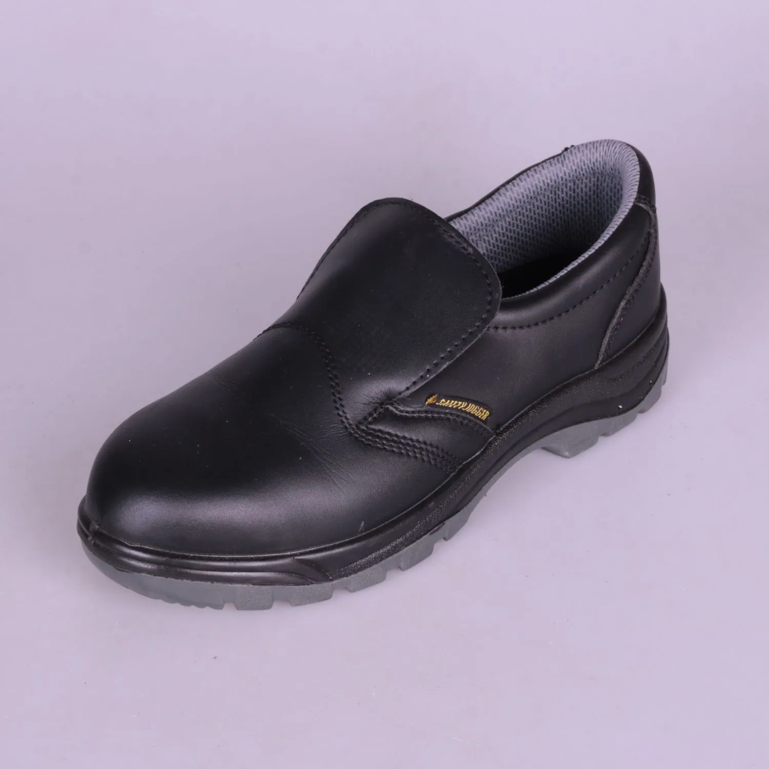 Чёрные рабочие полуботинки Safety Jogger без шнуровки, размер 39